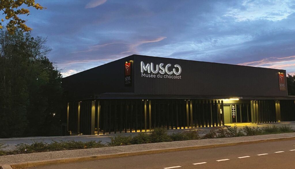 Projet de construction du musée et du laboratoire de chocolat Musco par l'Atelier d'architectes SERIZIAT